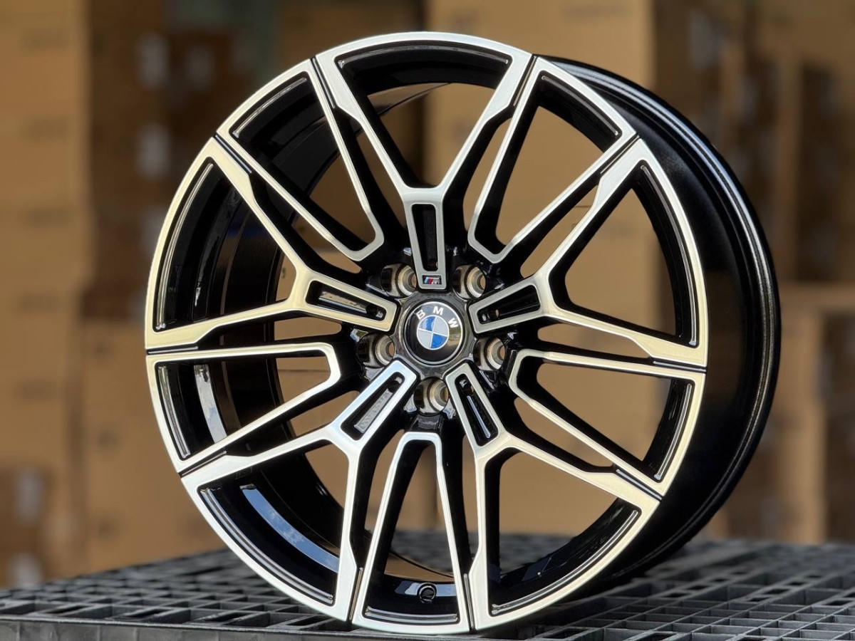 BMW H3079F FlowForming R19 8, 9J ET25, 35 5x112 DIA66.6 GLOSS BLACK FACE