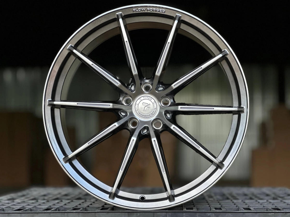 FLOW FORMING TITAN FORGED TF34 9834 R19 8.5J ET35 5x114.3 DIA73.1 HYPER BLACK