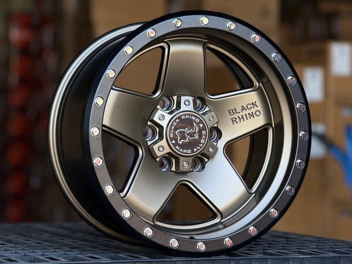Black Rhino 5407 R17 9J ET-10 6x139.7 DIA110.1 MATTE BRONZE BLACK LIP