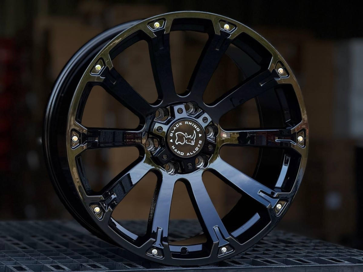 Black Rhino 1122 R20 9J ET12 6x139.7 DIA110.1 GLOSS BLACK