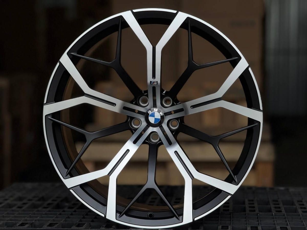 BMW INDIVIDUAL X5/X6/X7 C1452/C1453 R22 11J...12 DIA66.6 MATTE BLACK POLISH FACE