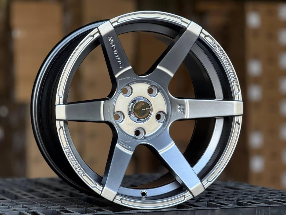 SHOGUN A1 ZS1105 R17 9.5J ET18 5x114.3 DIA73.1 HYPER BLACK