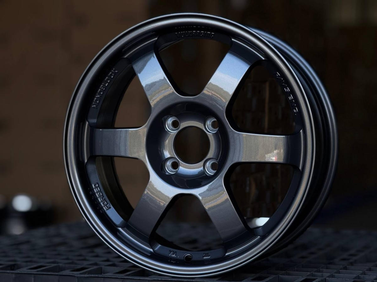 RAYS TE37 ZS076 R16 7J ET40 4x100 DIA73.1 GUNMETAL