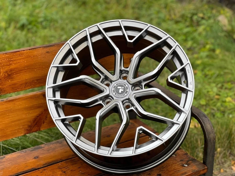 FLOW FORMING TITAN FORGED TF21 F8621 R18 8.5J ET35 5x112 DIA66.6 HYPER BLACK