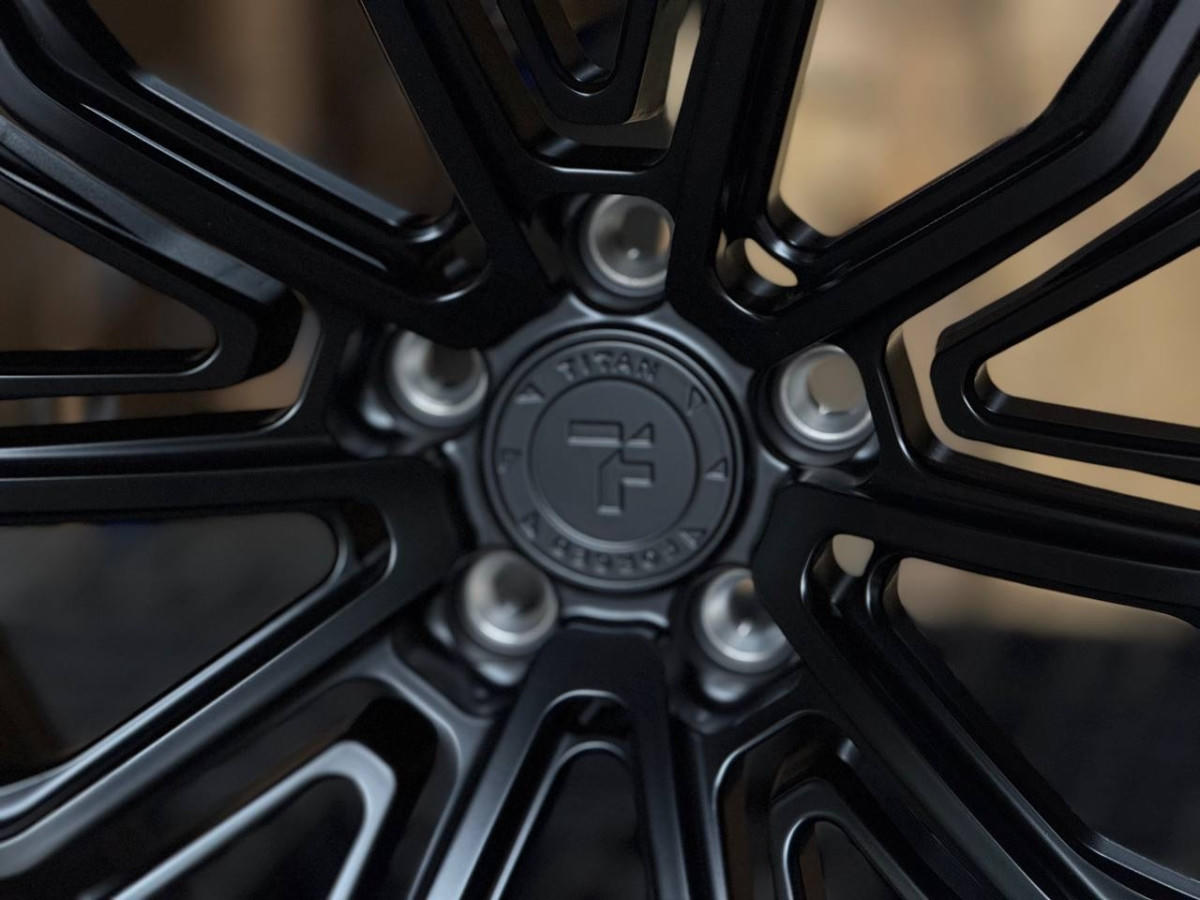 TITAN FORGED BMW X5/X6/X7 GLE GLS YC9497 R21 10, 11J 5x112 DIA66.6 MATTE BLACK