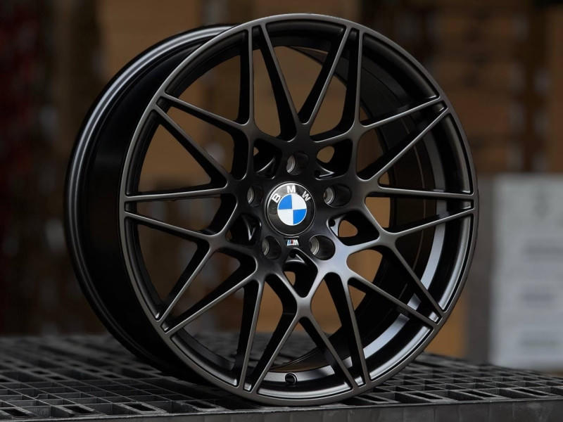 BMW 666M style 0173 R18 8J ET30 5x120 DIA72.6 MATTE BLACK
