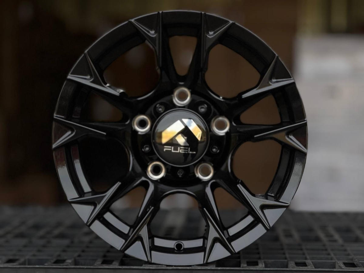 Fuel Flame 5326 R15 7J ET0 5x139.7 DIA110.1 GLOSS BLACK