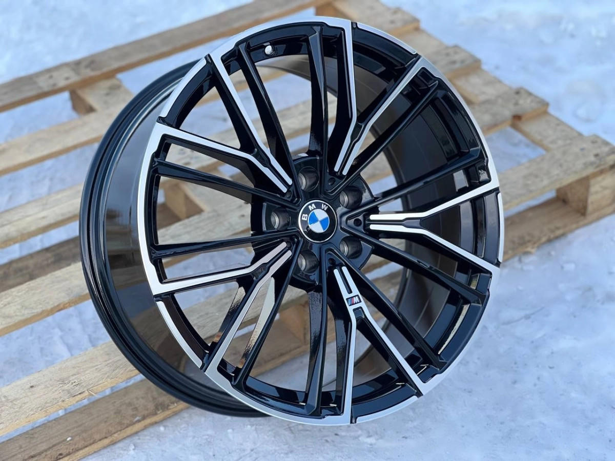 BMW 846M YF5537 FlowForming R20 9.5J ET37 5x112 DIA66.6 GLOSS BLACK FACE