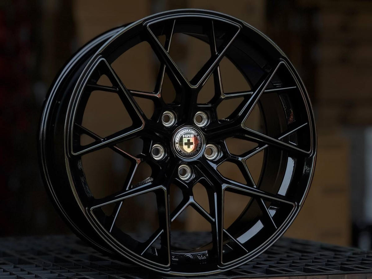 HRE FF10 H754F FlowForming R17 7.5J ET35 5x112 DIA66.6 GLOSS BLACK