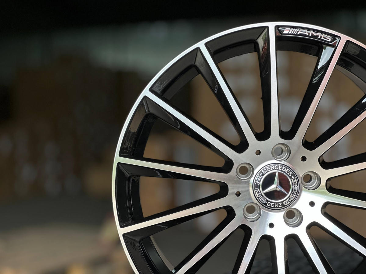 Mercedes AMG H3061F FlowForming R19 9.5J ET36 5x112 DIA66.5 GLOSS BLACK FACE