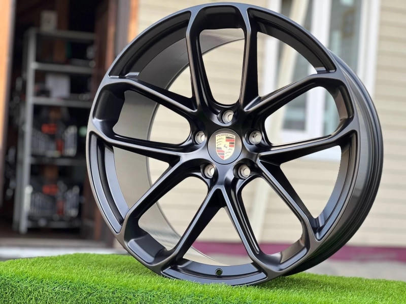 PORSCHE 5593 FlowForming R20 10.5J ET50 5x130 DIA71.6 MATTE BLACK