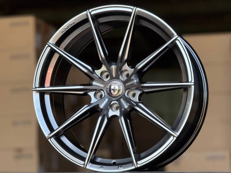 HRE H3408F FlowForming R19 8.5, 9.5J ET35, 38 5x112 DIA66.6 HYPER BLACK
