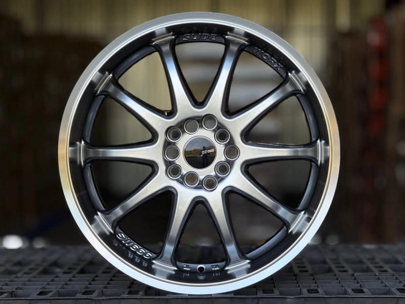 WORK XD9 L409 R18 8J ET30 5x100, 5x114.3 DIA73.1 HYPER BLACK
