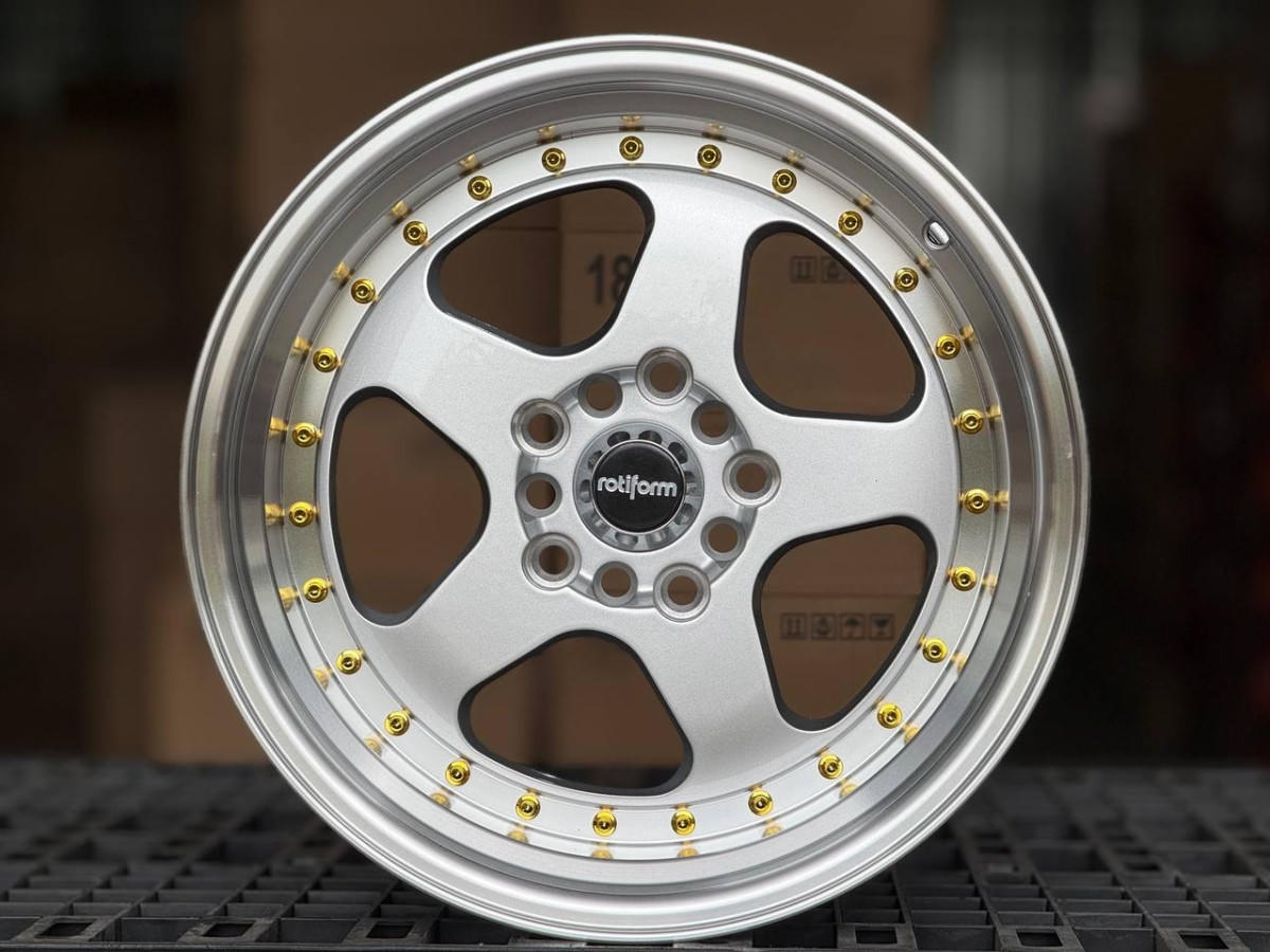 Rotiform 6089r R16 9J ET15 5x100, 5x114.3 DIA73.1 SILVER FACE