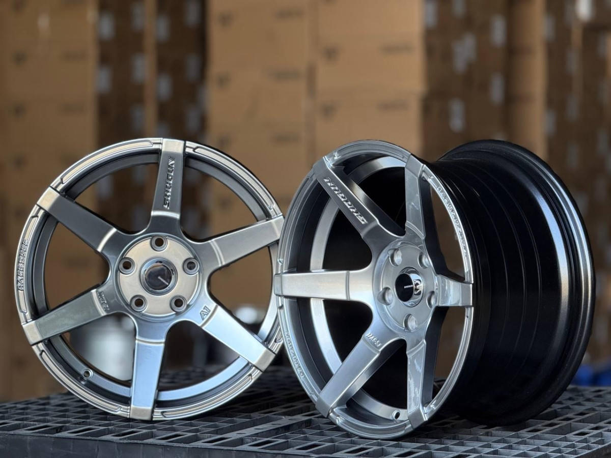 SHOGUN A1 ZS1105 разноширокие R17 9.5J ET18 5x114.3 DIA73.1 HYPER BLACK