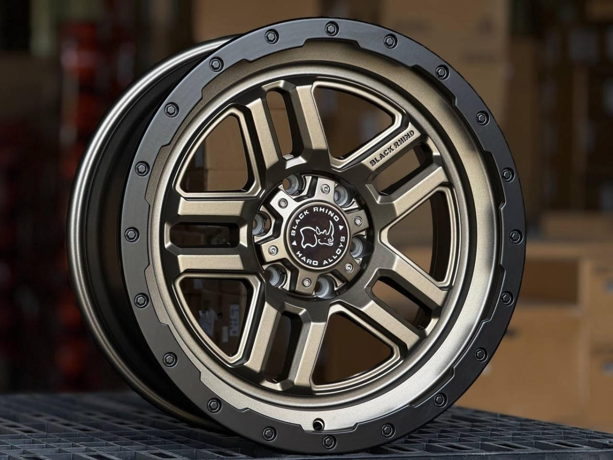 Black Rhino 5409 R20 9J ET15 6x139.7 DIA110.1 MATTE BRONZE BLACK LIP