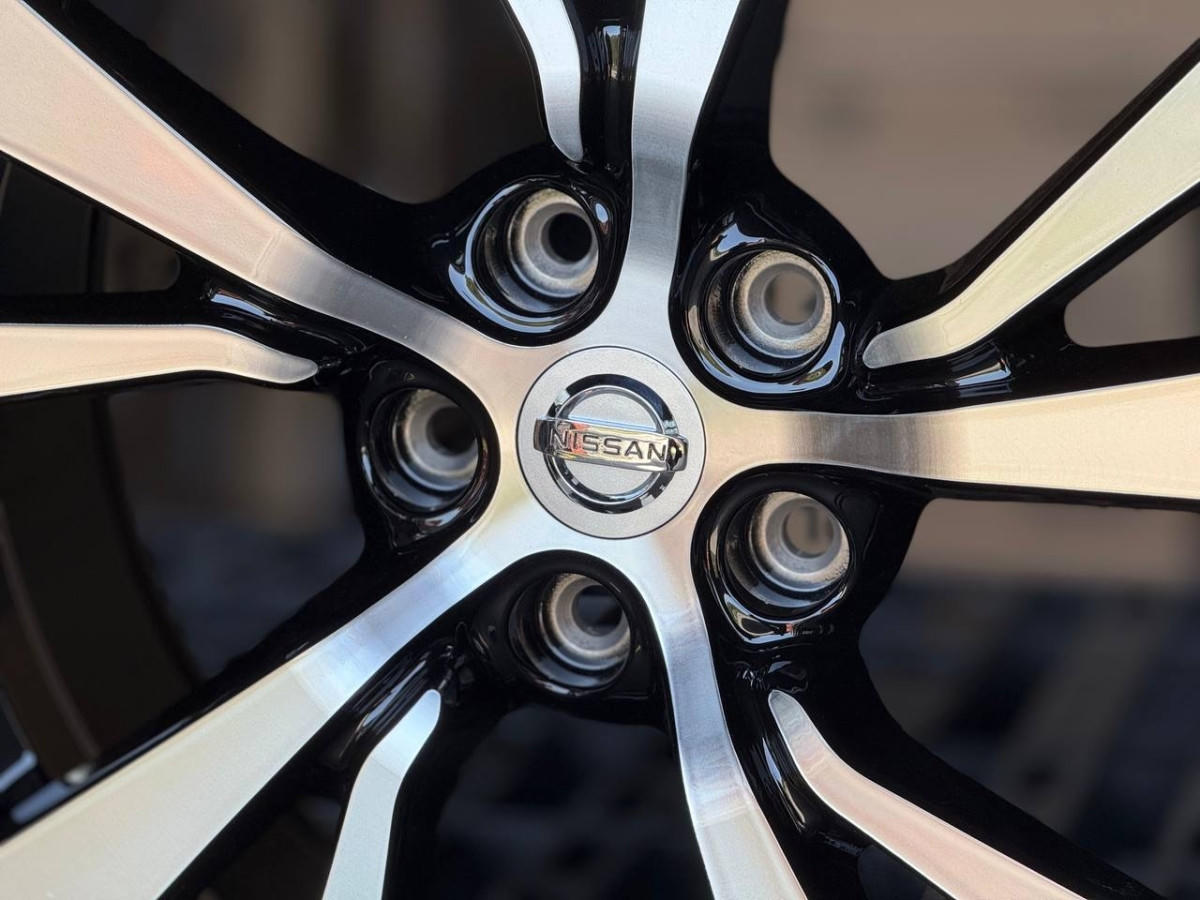 Nissan H3591F FlowForming R18 8.5J ET50 5x114.3 DIA66.1 GLOSS BLACK FACE