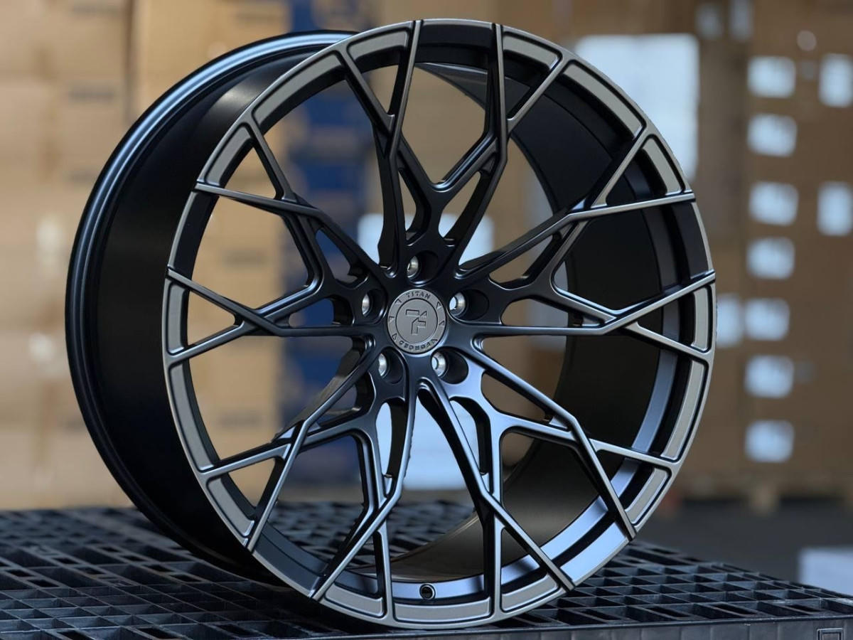 TITAN FORGED GLE/GLS X5/X6/XYC7943 R21 10, 11J 5x112 DIA66.6 MATTE BLACK