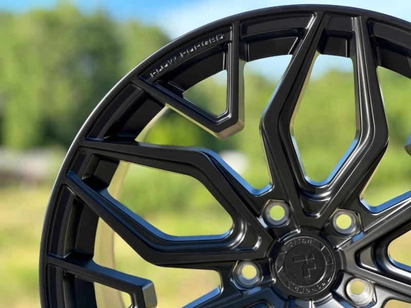 FLOW FORMING TITAN FORGED TF53 F9753 R19 8.5J ET35 5x112 DIA66.6 MATTE BLACK