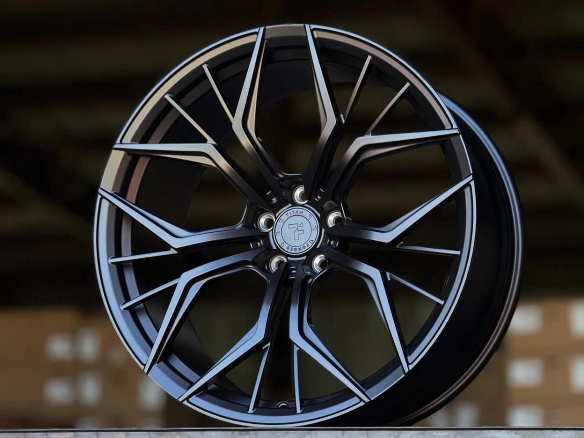 TITAN FORGED BMW NEW 7/X3/X4 YC9662B R21 10J ET30 5x112 DIA66.6 SATIN BLACK