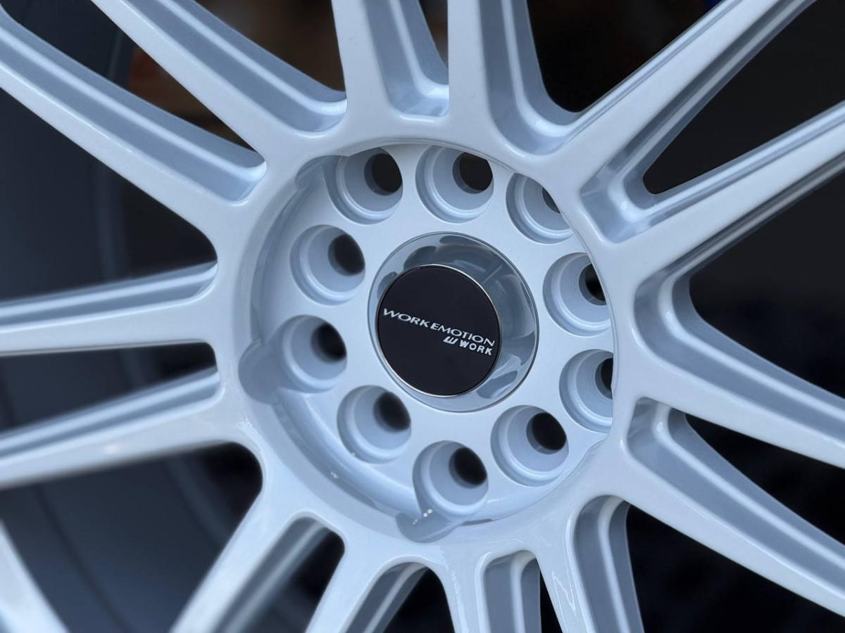 WORK ZR7 MT010 Flow Forming R17 8J ET30 5x100, 5x114.3 DIA73.1 WHITE