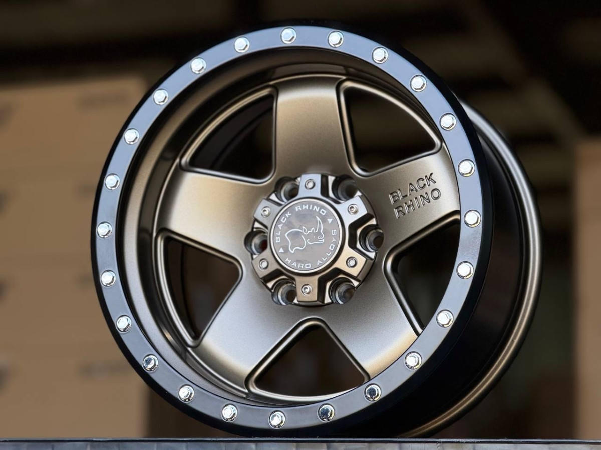Black Rhino 5407 R17 9J ET-10 6x139.7 DIA110.1 MATTE BRONZE BLACK LIP