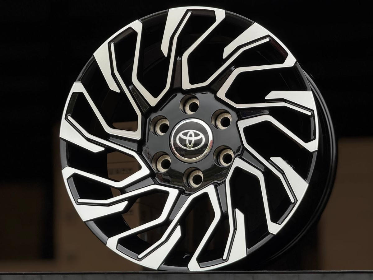 KHANN H964F FLOWFORMING R20 8.5J ET25 6x139.7 DIA106.1 GLOSS BLACK FACE