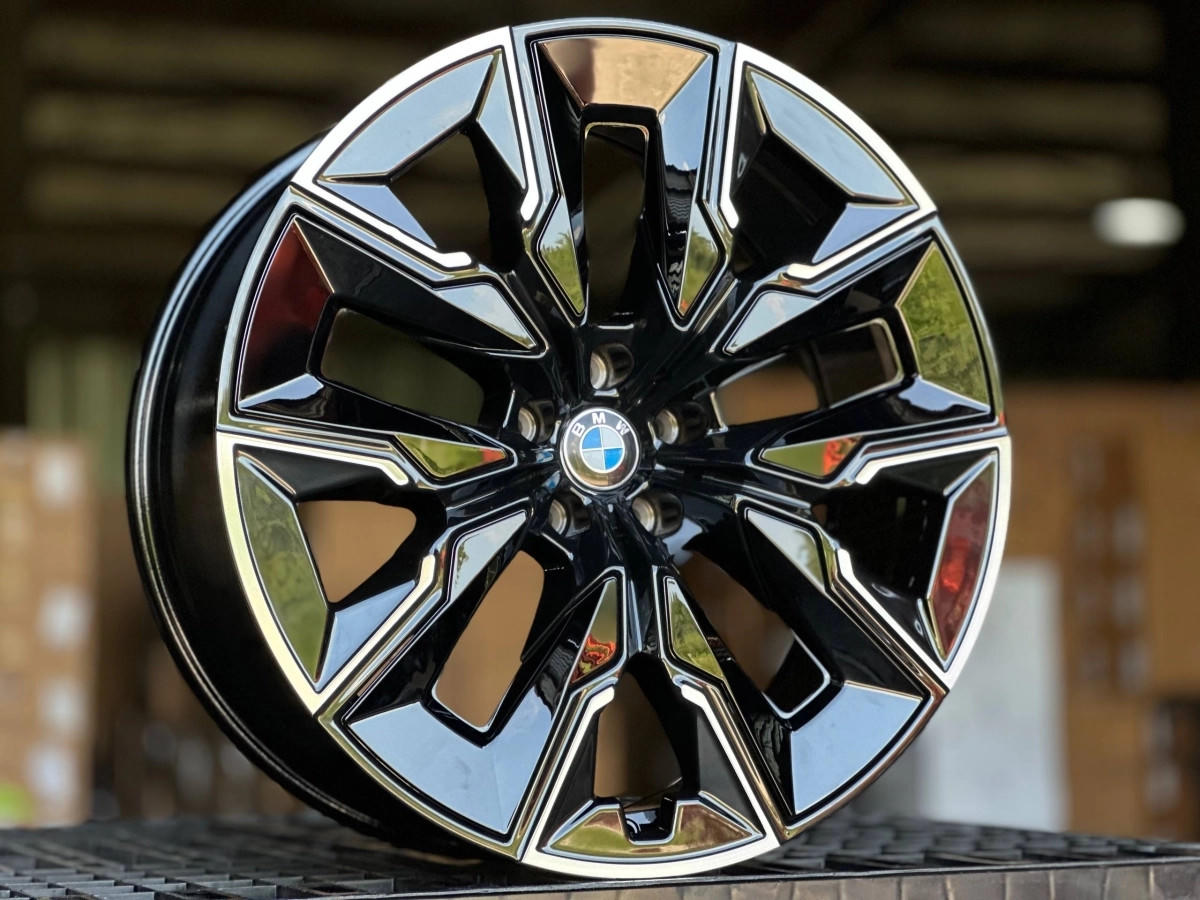 BMW H3447F FlowForming R21 9, 10.5J ET24, 44 5x112 DIA66.6 GLOSS BLACK FACE