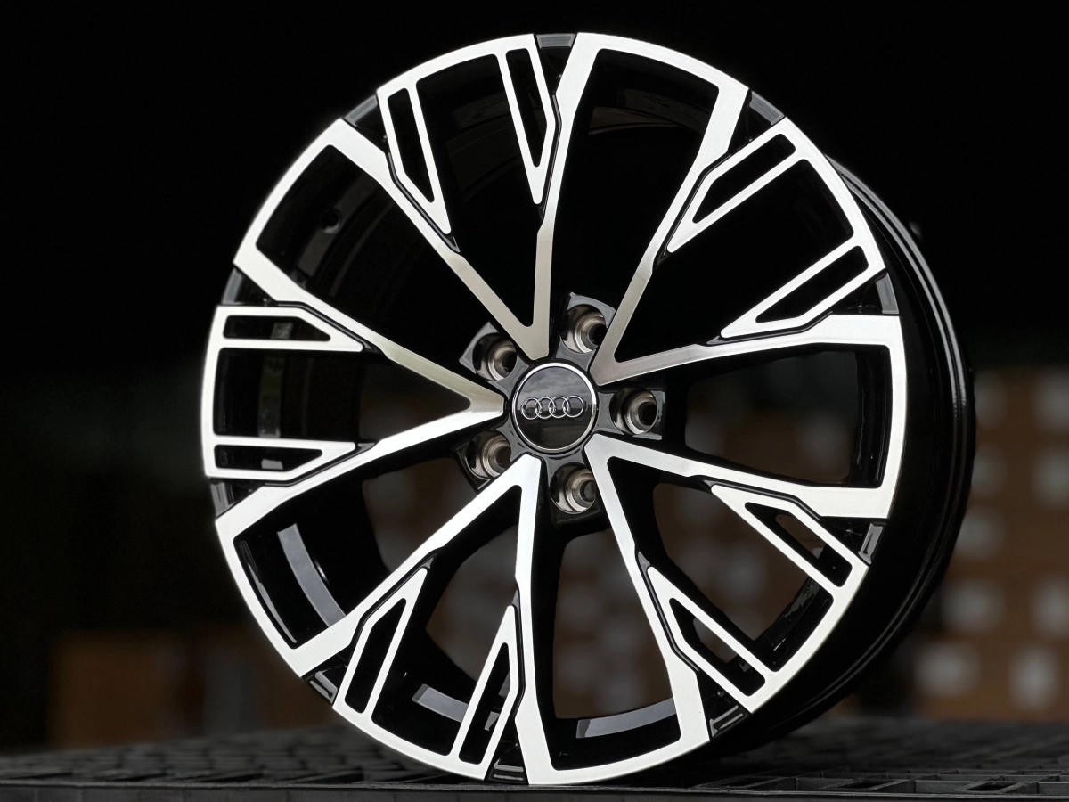 AUDI H961F FlowForming R19 8.5J ET35 5x112 DIA66.6 GLOSS BLACK FACE