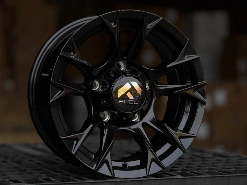 Fuel Flame 5326 R15 7J ET0 5x139.7 DIA110.1 GLOSS BLACK