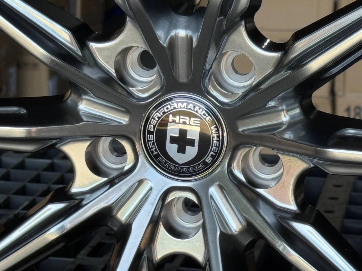 HRE H3408F FlowForming R19 8.5, 9.5J ET35, 38 5x112 DIA66.6 HYPER BLACK