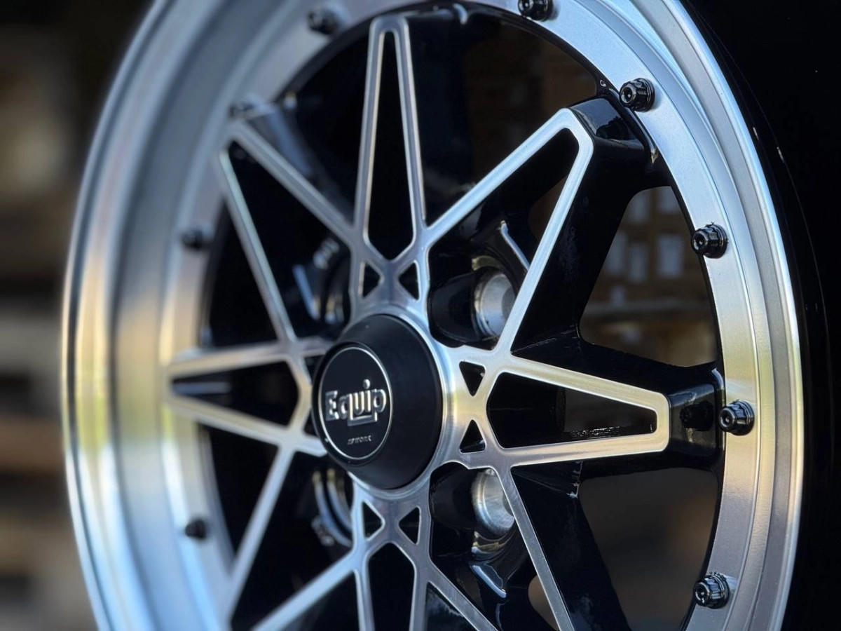 WORK EQUIP 8008 R14 5.5J ET20 4X98 DIA73.1 GLOSS BLACK FACE