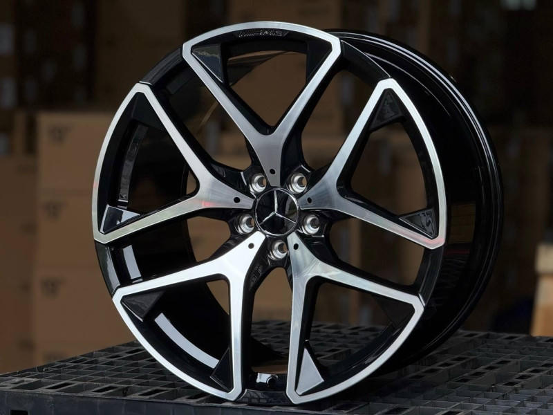 MERCEDES AMG for GLE/GLS YC942 (ET:54/49) R21 11J 5x112 DIA66.6 GLOSS BLACK FACE